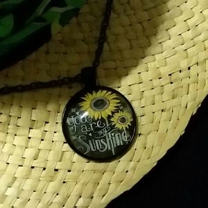 YOU ARE MY SUNSHINE pendant. New.